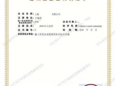 建筑劳务资质带安许+整转图3